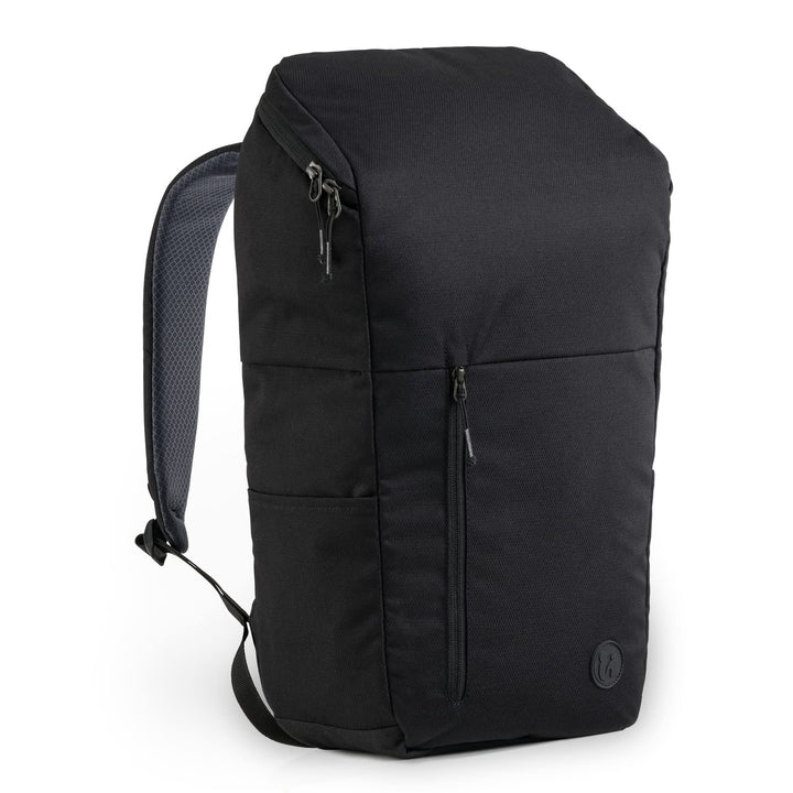 hauck Pack N Walk, Schwarz - Wickelrucksack und Wickeltasche 22 Liter mit Innentaschen, Aussenfächer