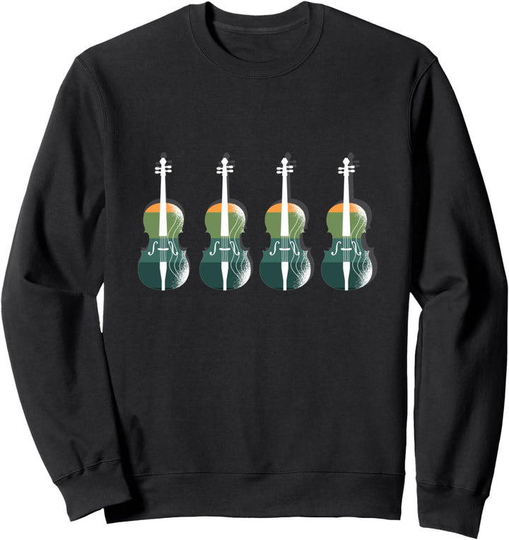 Vintage Geige Sweatshirt