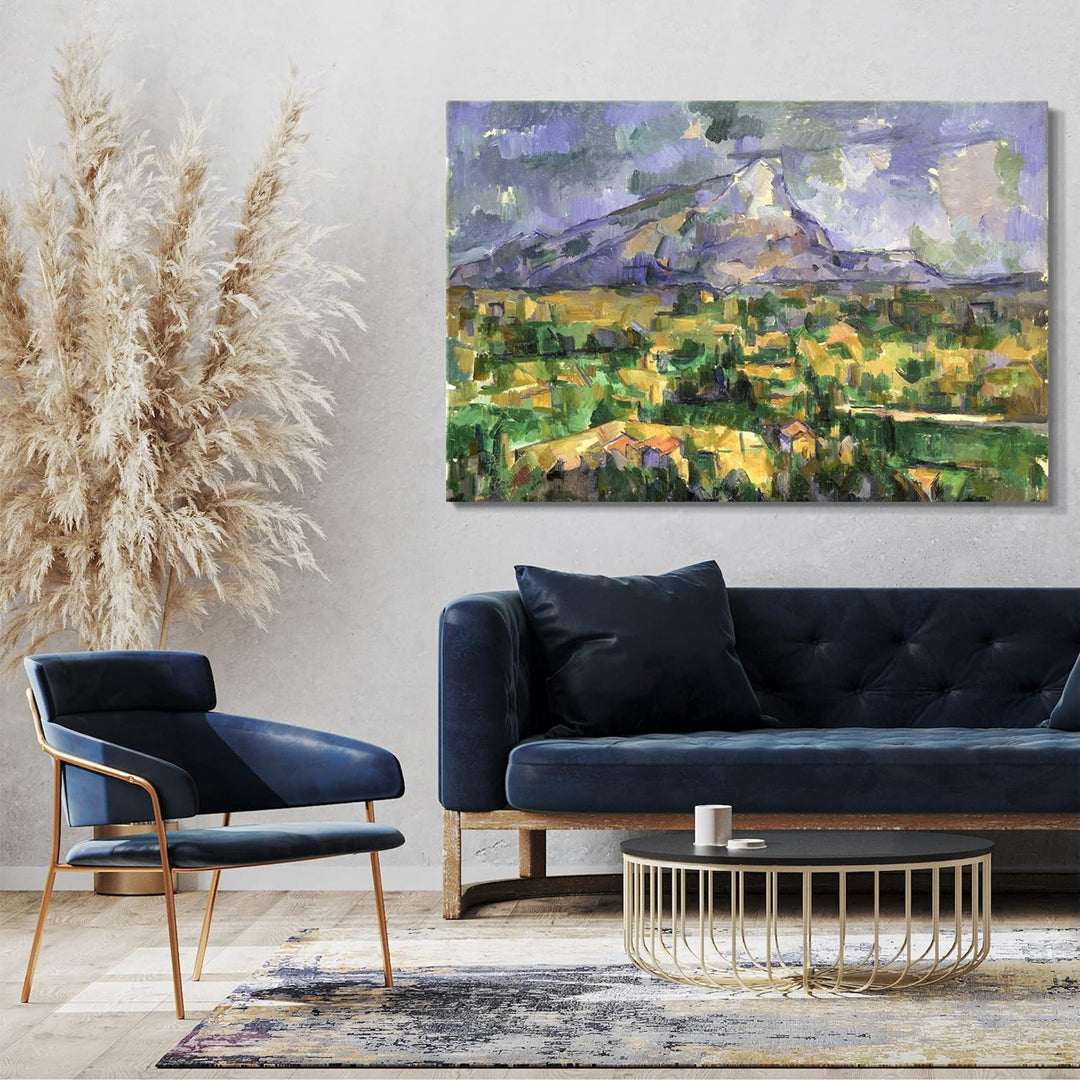 Leinwand (80x60cm): Paul Cézanne - Mont Sainte-Victoire 80x60 cm, 80x60 cm