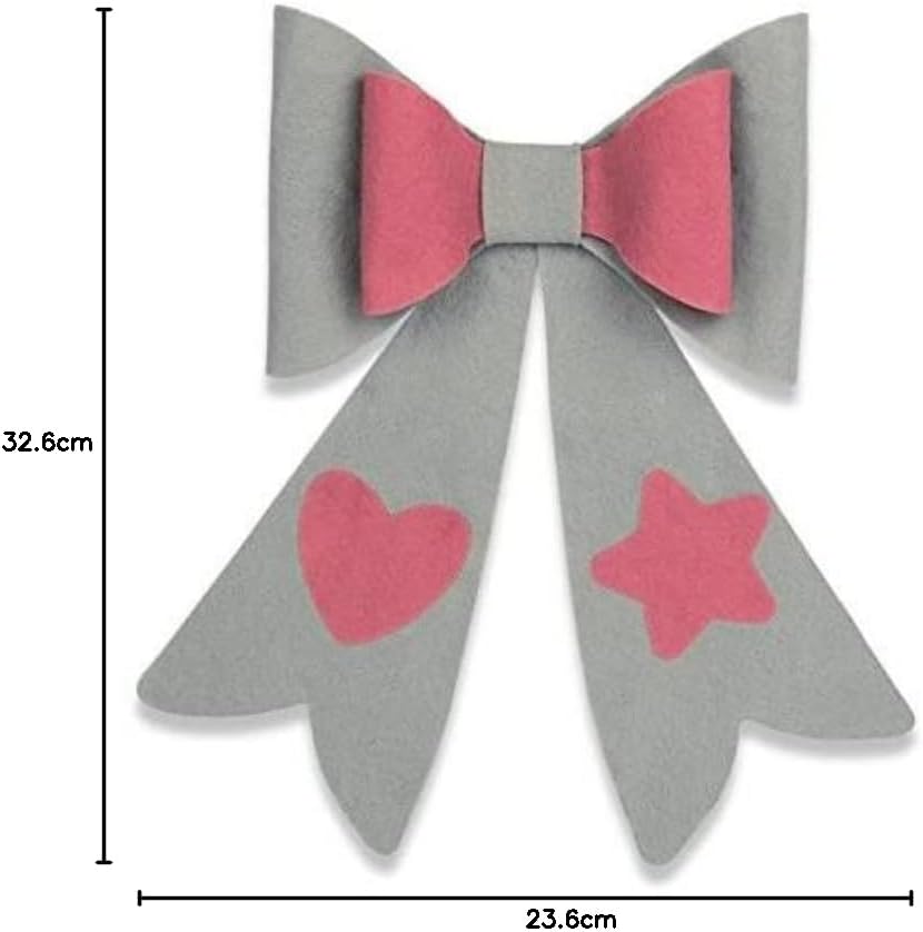Sizzix 662968 Schleife 3 Stanzschablone, Mehrfarbig, Eine Grösse