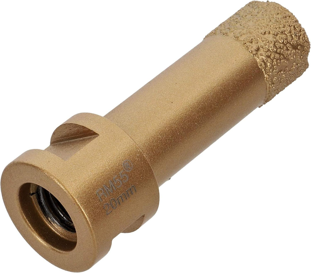 PRODIAMANT Profi Fliesenbohrer Fliese 20 mm x M14 Diamantbohrer Winkelschleifer für trockenbohren in