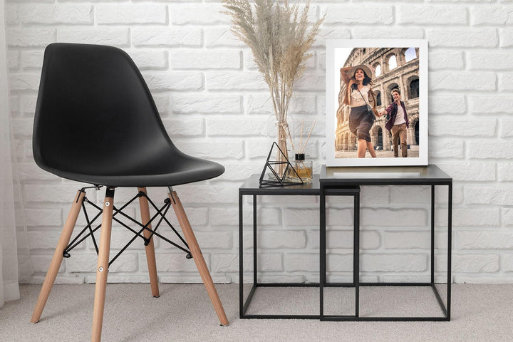 CABBEL Doppelpack (2er Set) Bilderrahmen 30x40 cm, Weiss, stabiles MDF-Holz Rahmen, bruchsicherem Pl
