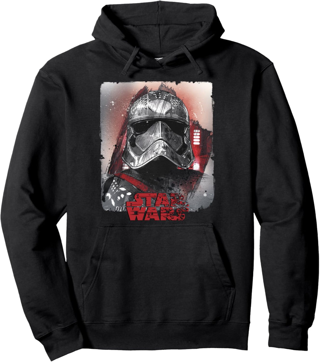 Star Wars The Last Jedi Dark Trooper Faded Poster Pullover Hoodie