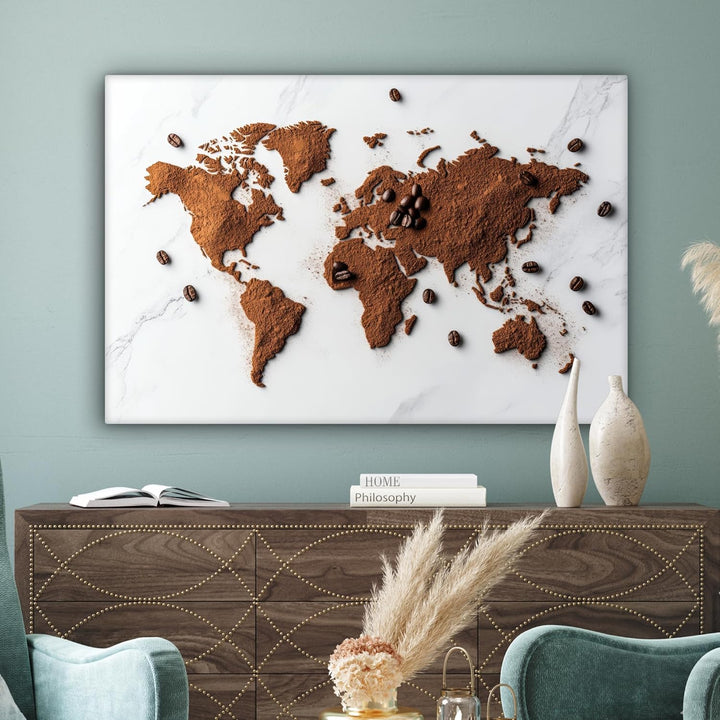 MuchoWow© Leinwandbild Gross 120x80 cm XXL Dekoration Wohnzimmer Bilder Pictures Wall Decoration Liv