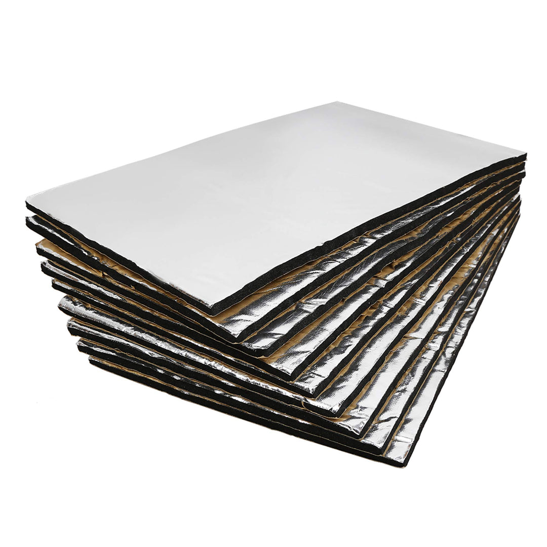 sourcing map 9 Stücke 14.4sqft Schalldämmung Dämmschaummatte Wärmedämmungsmatte Isolationsmatte 10mm