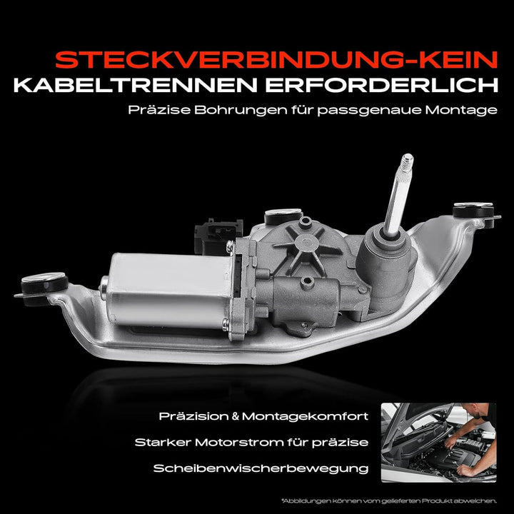 Frankberg 1x Wischermotor Hinten Links oder Rechts Kompatibel mit 3 BL 1.6L Schrägheck 2010-2013 Rep
