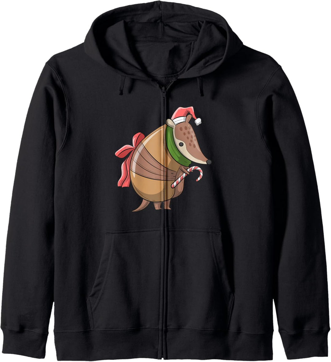 Weihnachtsgürteltier Kapuzenjacke