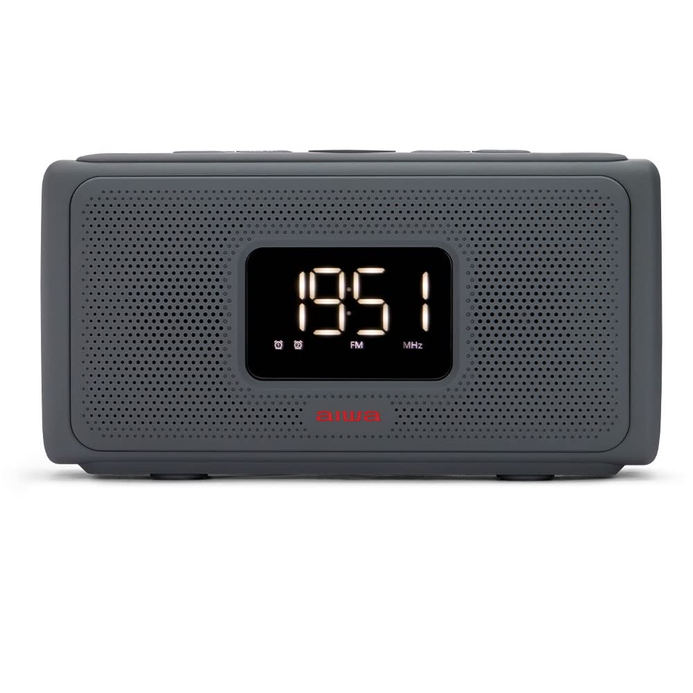 Aiwa CRU-80BT: Bluetooth-Lautsprecher mit Uhrenradio