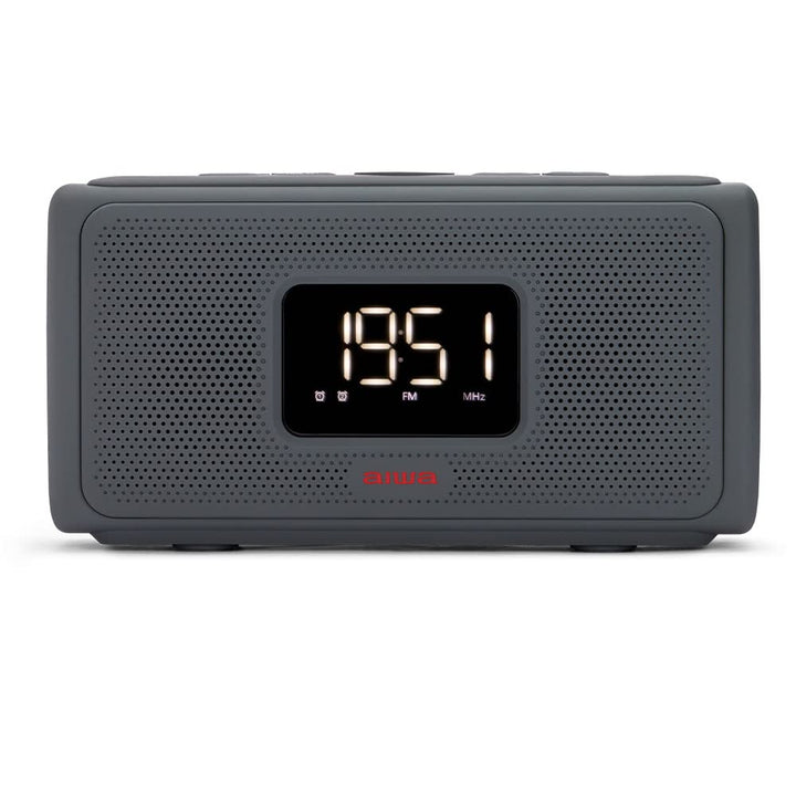 Aiwa CRU-80BT: Bluetooth-Lautsprecher mit Uhrenradio