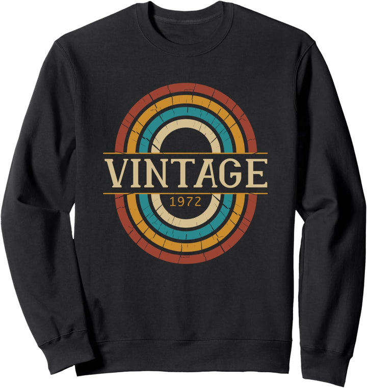 Geboren 1972 - Retro Vintage Geburtstag Sweatshirt