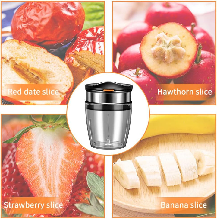 Obstschneider, Bananenschneider Obst Cutter, Eier-/Bananen-/Trauben-/Pilz-/Kiwi Zerkleinerer mit Ant