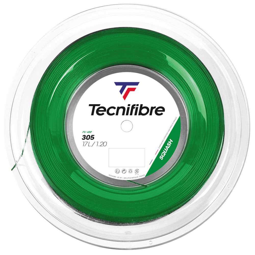 Tecnifibre 110M-305-1.20 Squashseil-Spule für Erwachsene, grün, einzeln