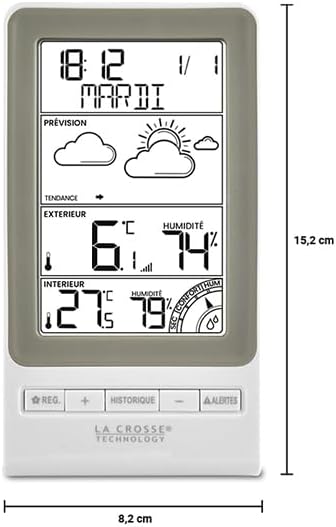 La Crosse Technology WS6819 Wetterstation taupe, taupe
