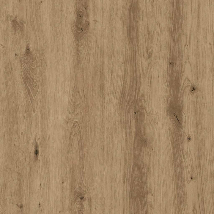 vidaXL Artisan Eichen Kopfteil mit blauen Regalen Massives Holzdesign Stylisches und funktionales Be