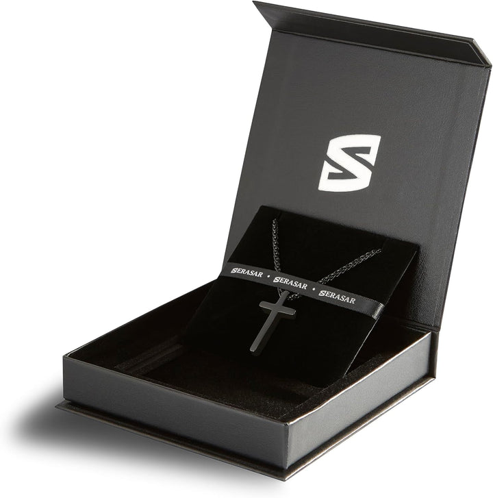 SERASAR Premium Halskette Herren [Lord] | Rostfreier Edelstahl | Stabile Kette | Sicherer Verschluss