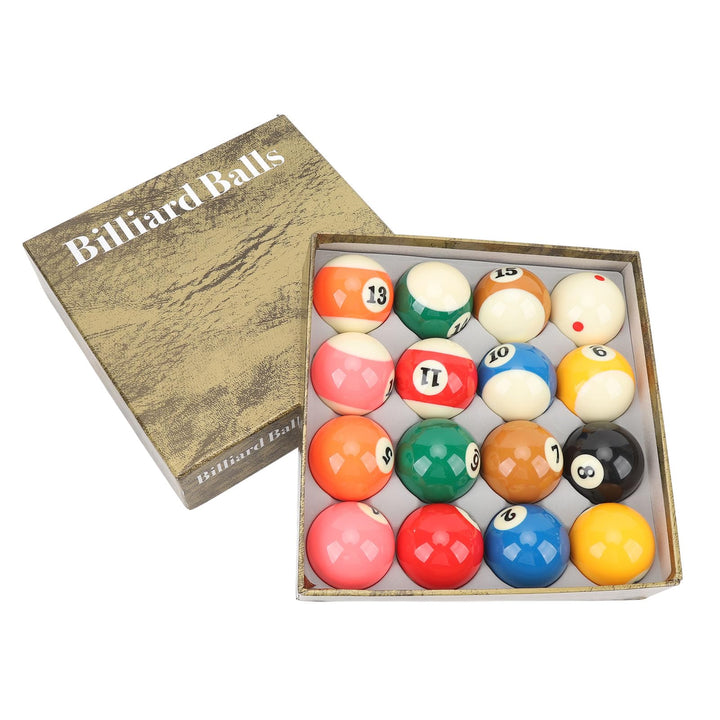 Billardkugeln Set, 16 Stück Billiard Kugel Set 5,72 cm/2,25 Zoll Durchmesser Billardtisch Kugeln Set