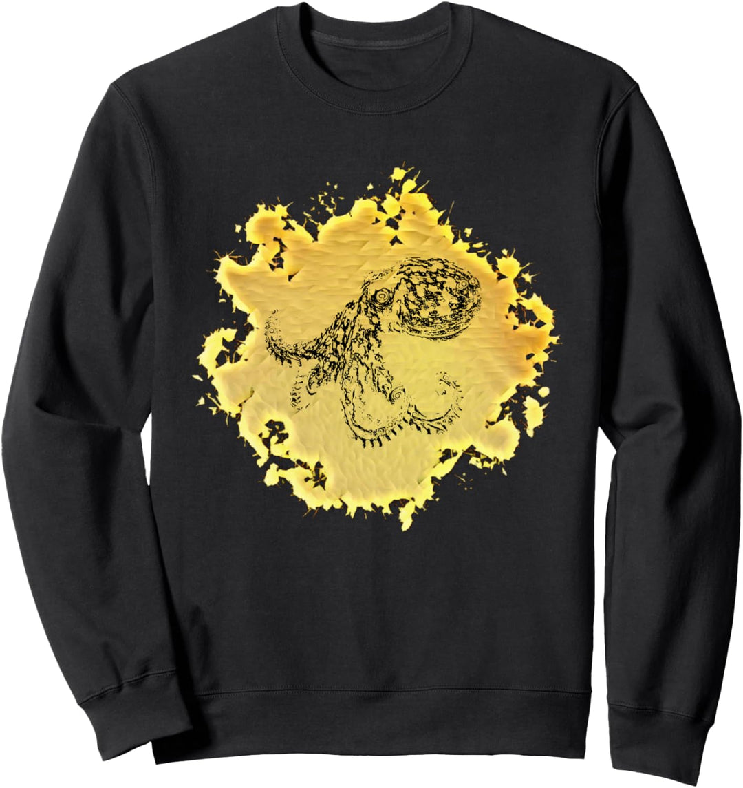 Oktopus Kraken Tintenfisch Tentakel Octopus Sweatshirt