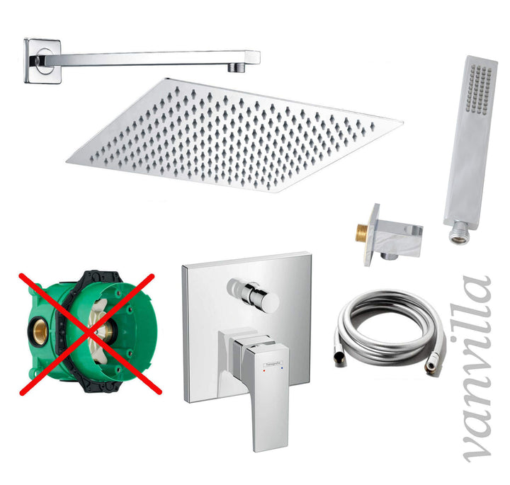 vanvilla Duschsystem mit Unterputz Duscharmatur von Hansgrohe Metropol Einhebelmischer und vanvilla
