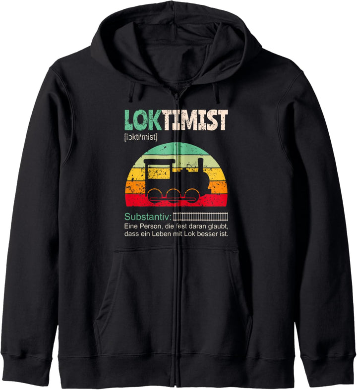 Loktimist Lokführer Geschenk Kapuzenjacke
