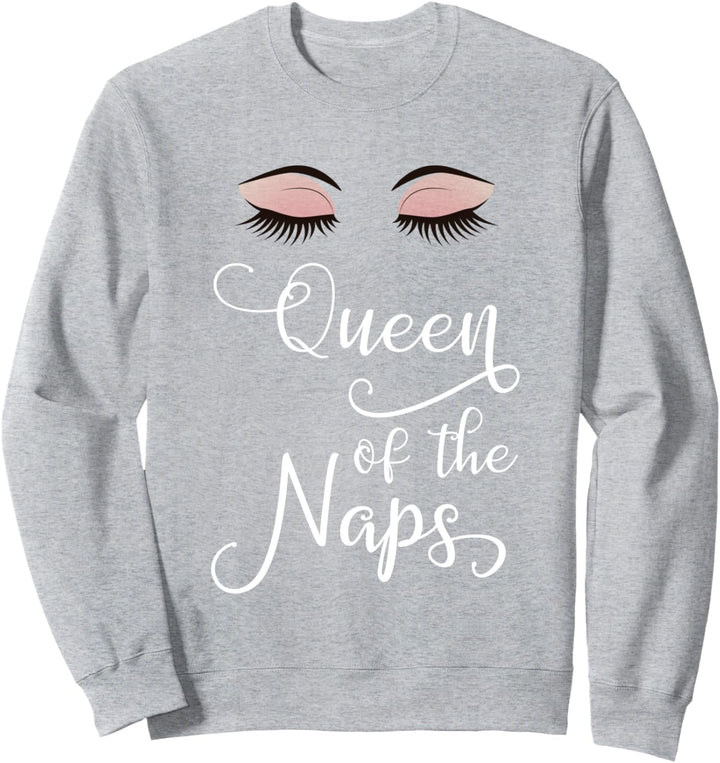 Königin der Nickerchen Schlafen Faul Ausruhen Entspannender Sweatshirt