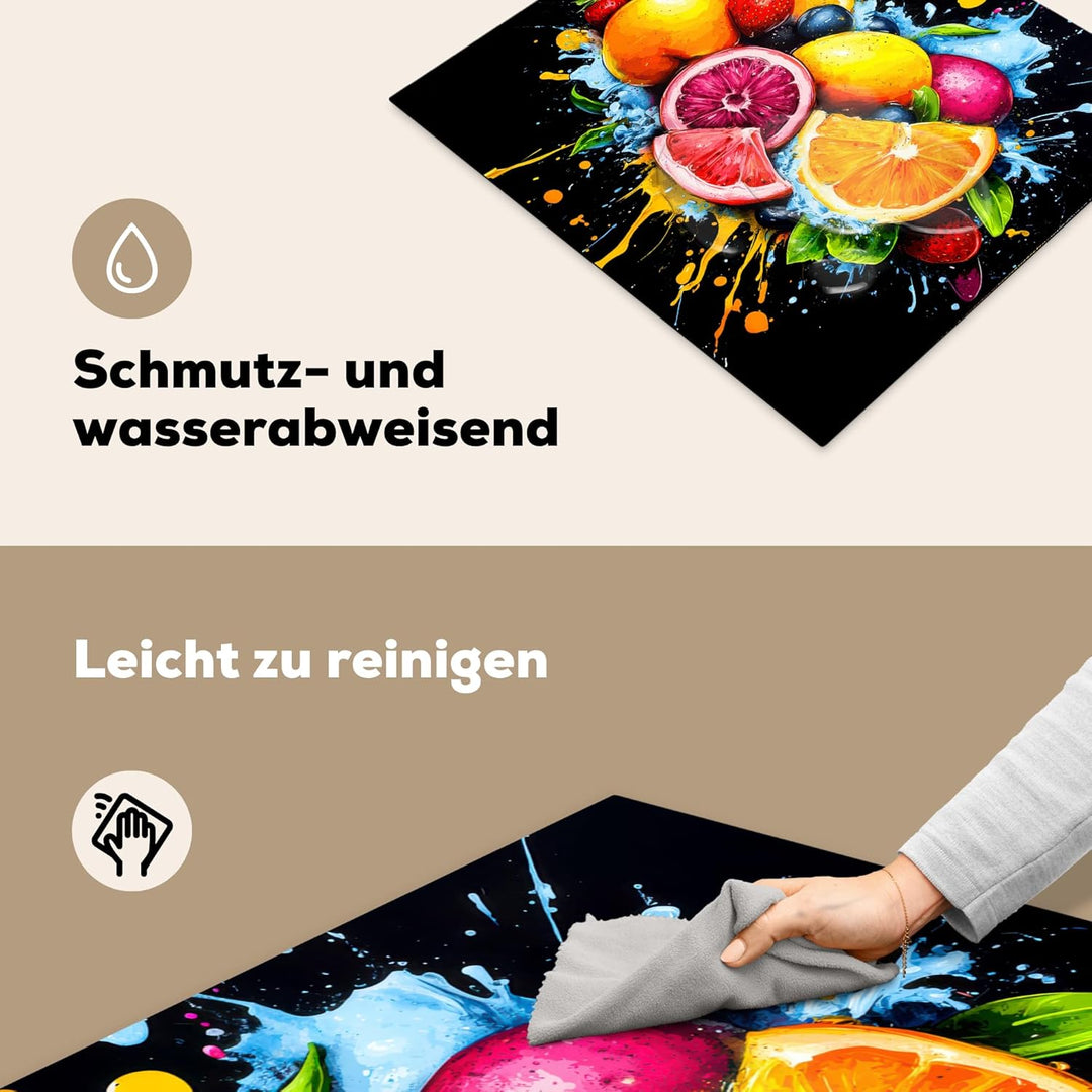 KitchenYeah© Herdabdeckplatte 59x51 cm Einteilig Abdeckplatten Cerankochfeld Abdeckung Ceranfeld Her