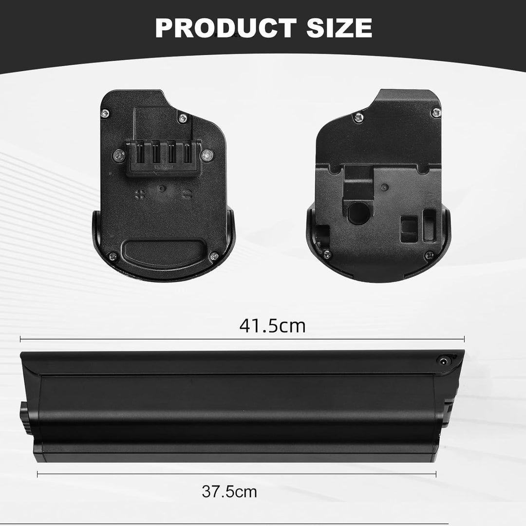 Ebike Akku 36V 15Ah Lithium-Ionen-Akku mit Ladegerät für 500W 350W 250W Motor, Umrüstsatz für Elektr