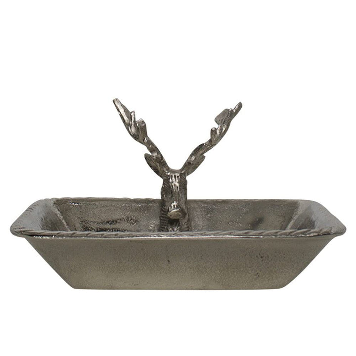 Spiru Aluminium Schale Kopf Hirsch (33 cm)