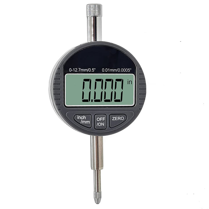 KATSU Digitale Messuhr 0,01 mm/0,0005" DTI Messuhr 0-12,7mm grosses LCD Digital Indikator Messgerät