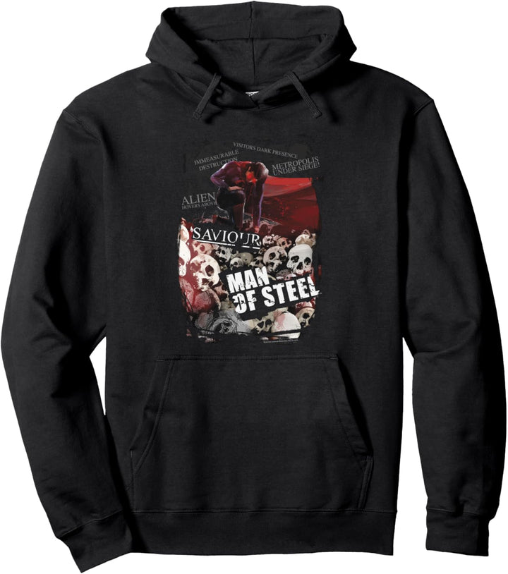 Superman Man of Steel Saviour Pullover Hoodie