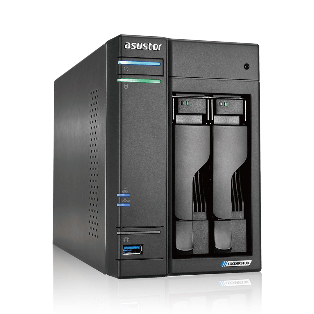 Asustor AS6602T 2-Bay 20TB Bundle mit 2X 10TB Seagate IronWolf 20TB Seagate IronWolf, 20TB Seagate I