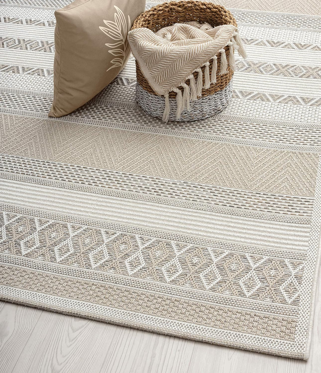 the carpet Calgary - robuster Teppich, Flachgewebe, modernes Design, ideal für Küche und Esszimmer,