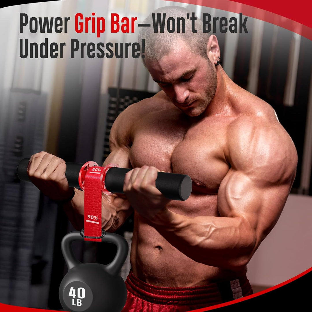 FitBeast Unterarmtrainer & Griffkraft Trainer, Handgelenk Trainer mit dickerem Griff, Unterarm Train