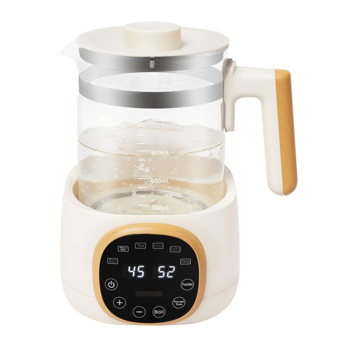 1,3L Flaschenwärmer Baby, 600w Flaschenzubereiter Baby, 72 Stunden Thermostat Bottle Warmer, Einstel