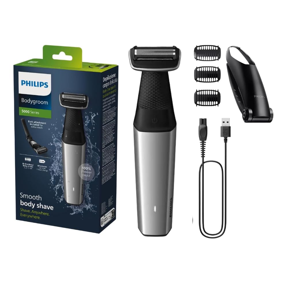 Philips BODYGROOM Series 5000 BG5021/15 Tondeuse aine et Corps étanche