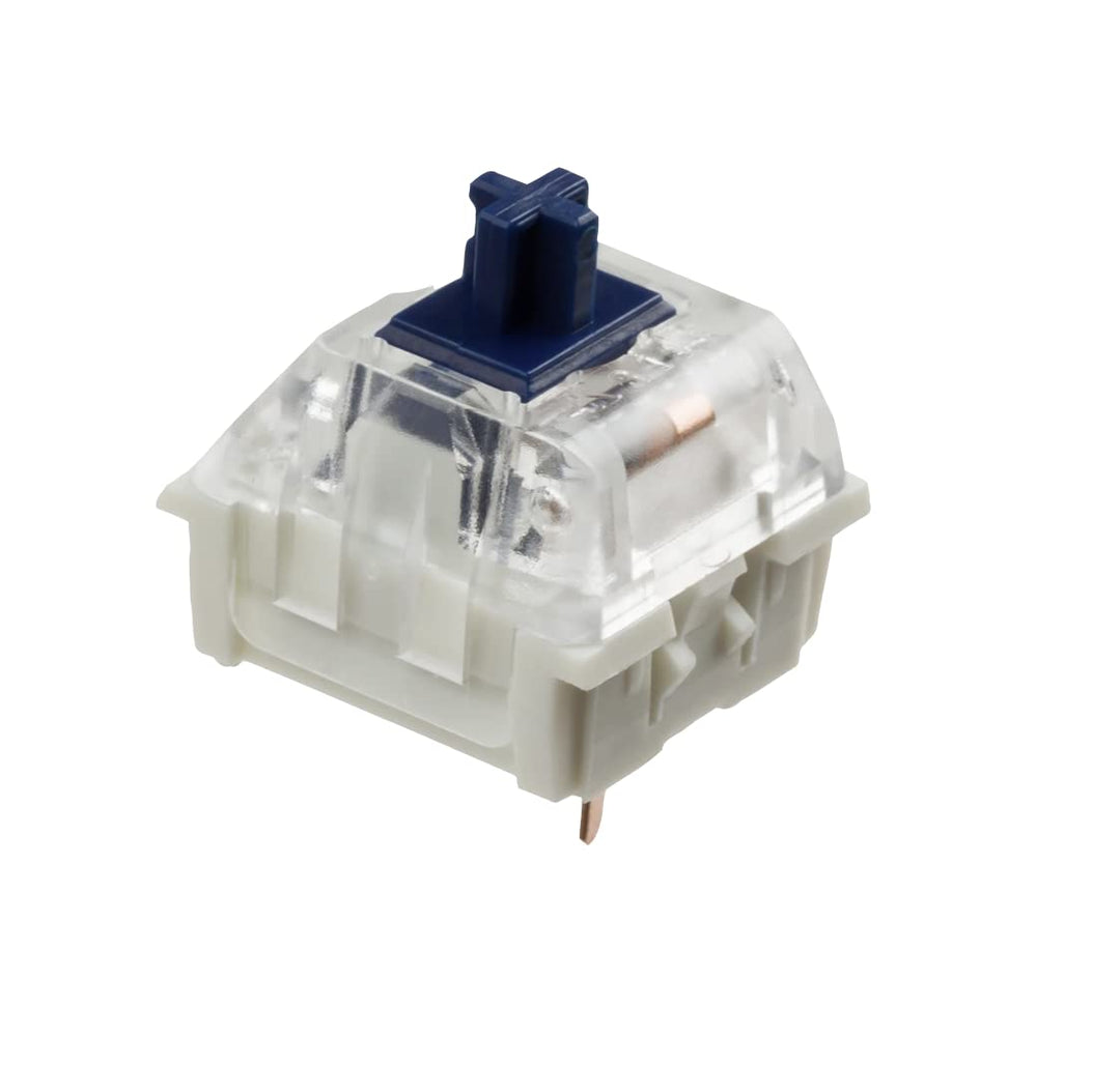 Ranked Kailh Tastenschalter für mechanische Gaming-Tastaturen | Plate Mounted (Kailh Speed Navy, 65