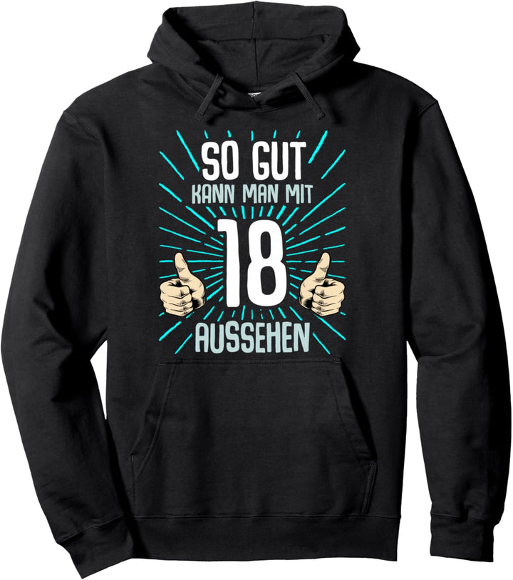 18. Geburtstag Junge Mädchen 18 Jahre 2006 Lustig Geschenk Pullover Hoodie