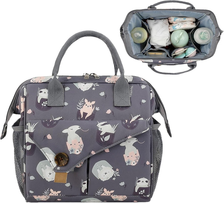 Wickeltaschen – grosse Wickeltasche mit mehreren Fächern – geteilte grosse Reise-Wickeltasche, multi