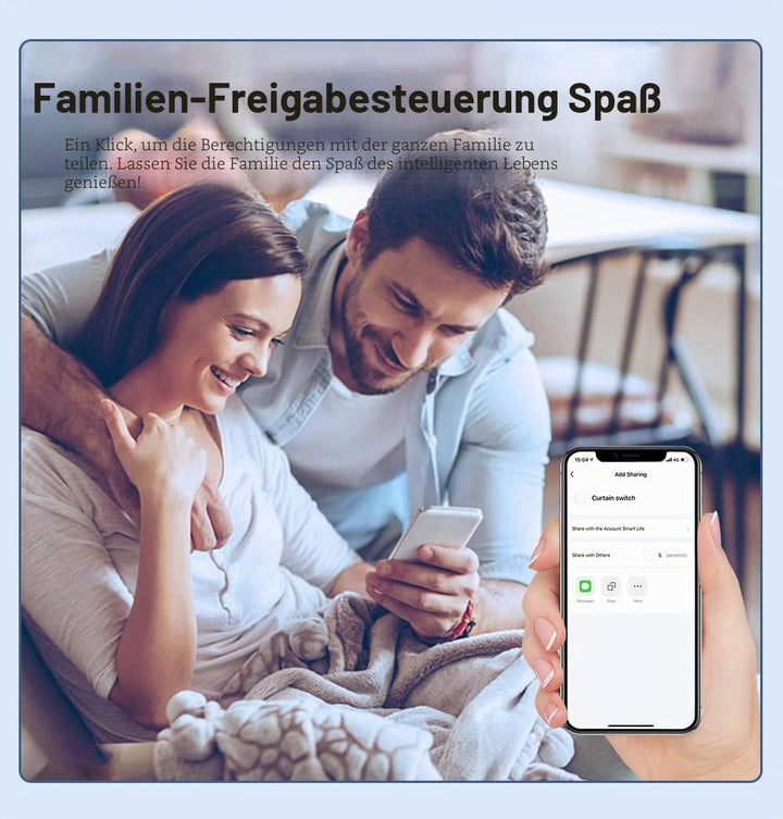 Zigbee Rollladenschalter, Steuermodul für elektrische Rollläden, Sprachsteuerung mit Alexa und Googl