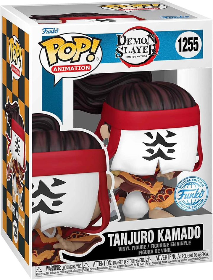 Funko Pop Demon Slayer Tanjuro Kamado Hinokami Kagura Figure (AAA Anime Exclusive), FUN68862