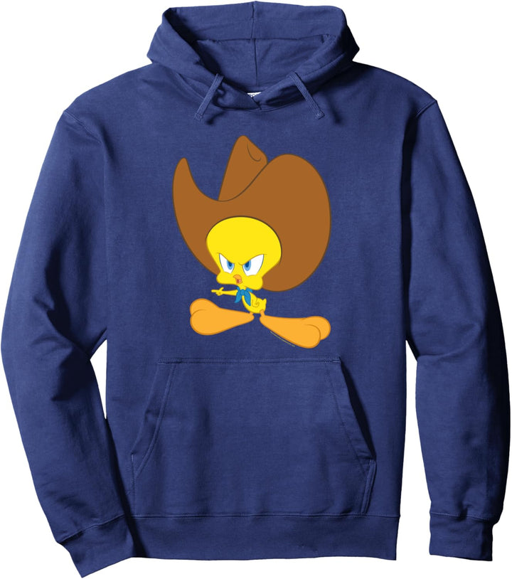 Looney Tunes Tweety Bird Cowboy Hat Pullover Hoodie