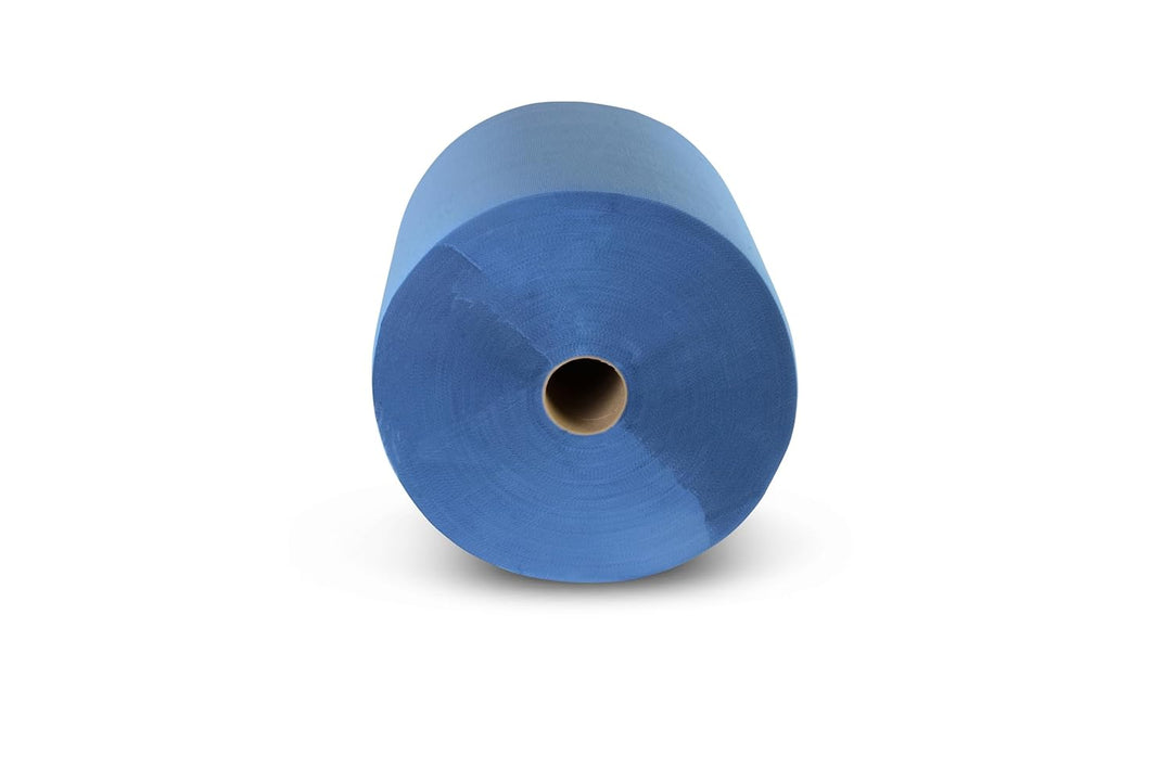 Funny Putzpapierrollen, 3 lagig, blau, circa 36 cm, 1000 Blatt, 1er Pack (1 x 1 Stück)