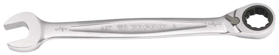 FACOM Knarren-Ring-Gabelschlüssel 7/16 Zoll, 1 Stück, 467.7/16