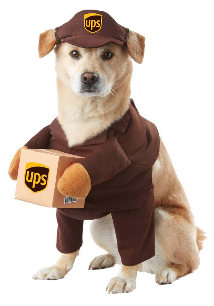 UPS Hundekostüm, Grösse L Braun L, Braun L
