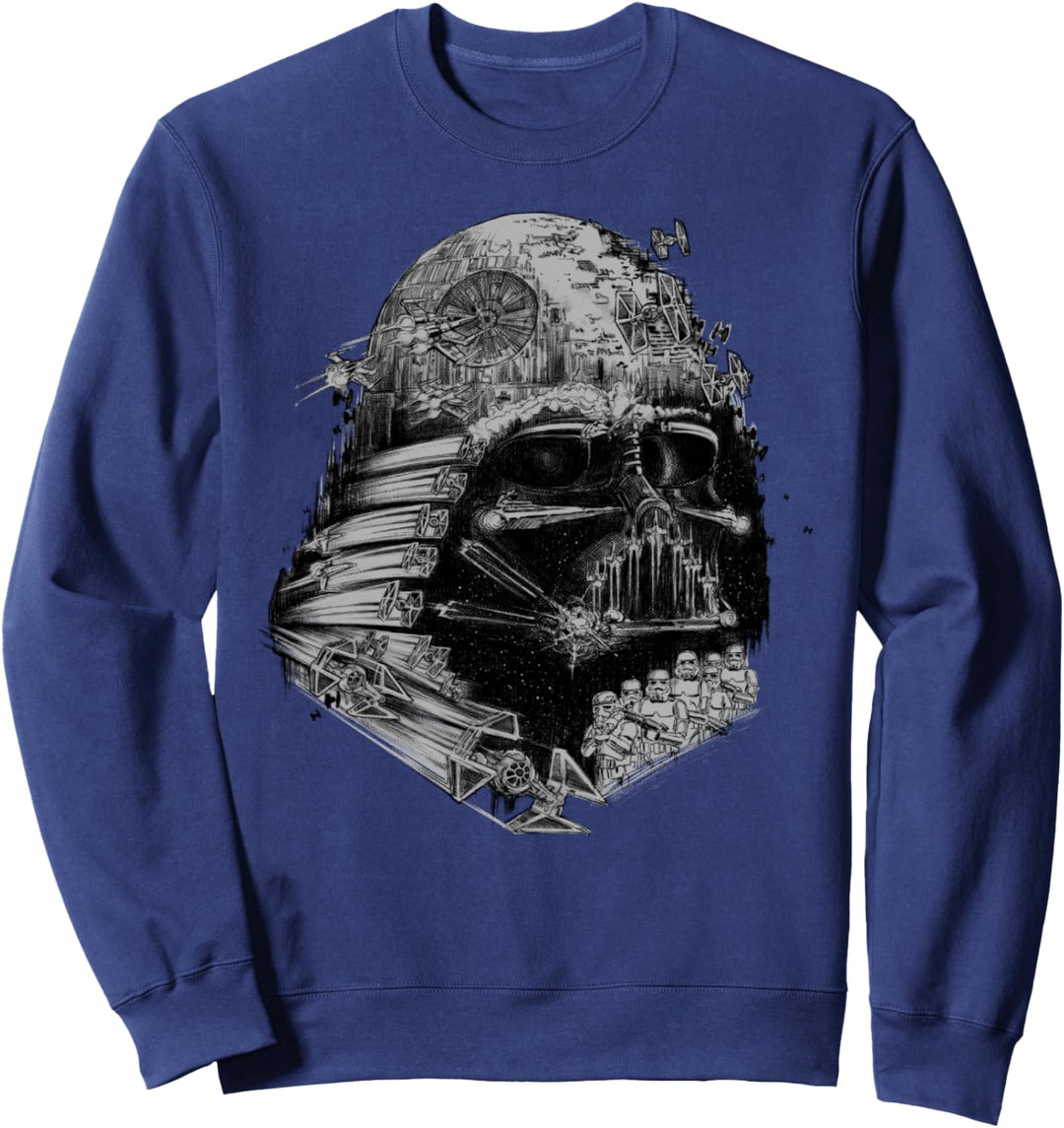 Star Wars Darth Vader Empire Things Helmet Poster Sweatshirt