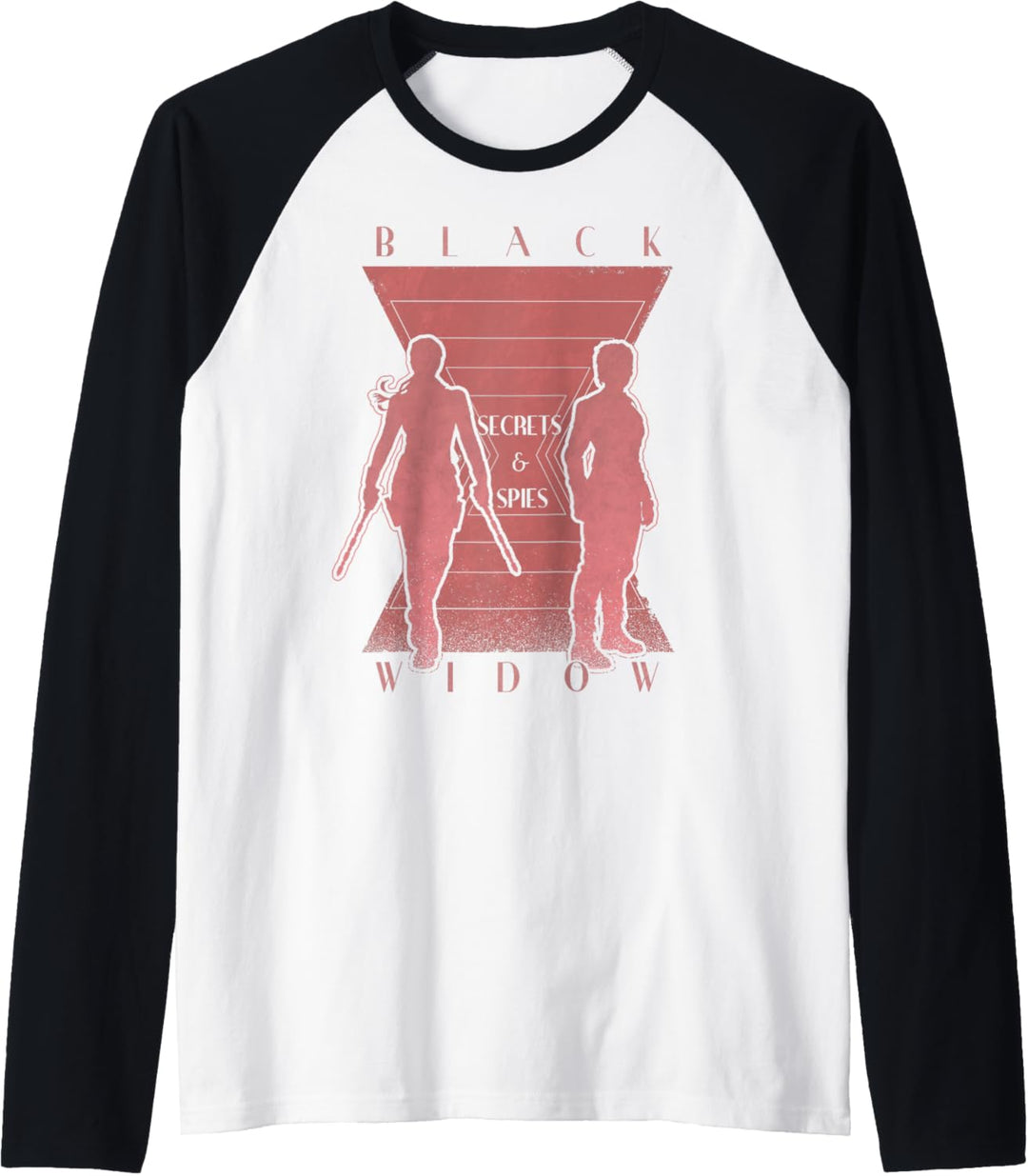 Marvel Black Widow Secrets And Spies Raglan