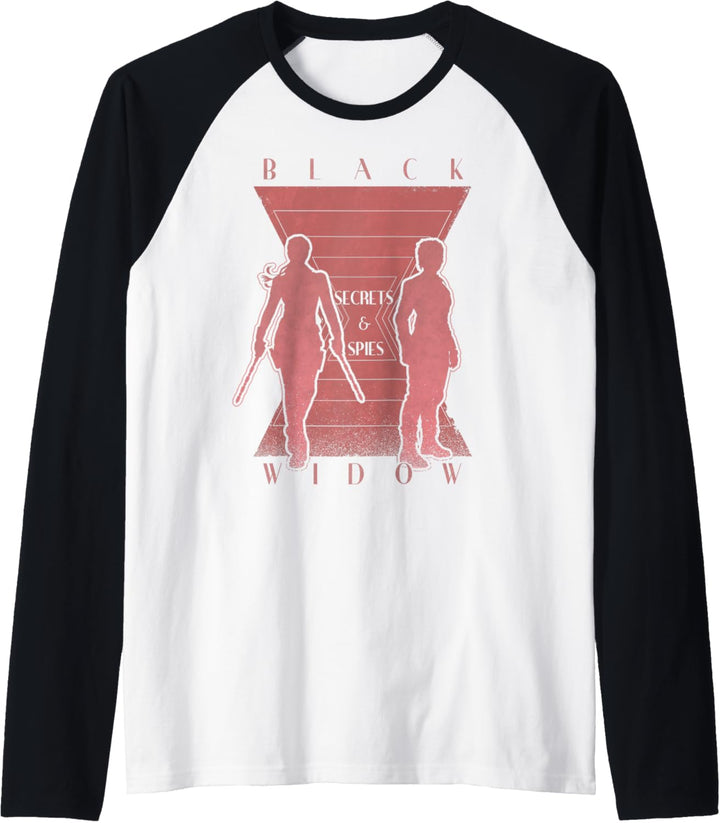 Marvel Black Widow Secrets And Spies Raglan