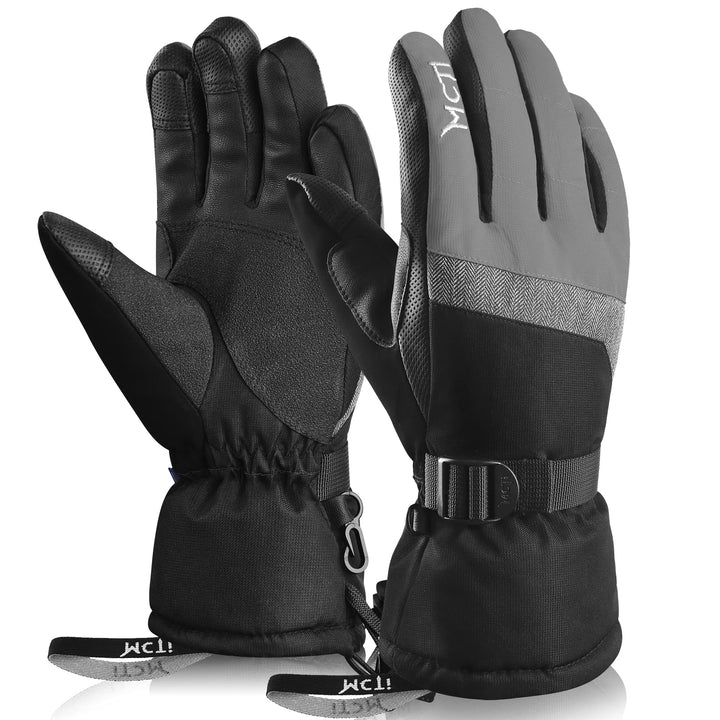 Kineed Skihandschuhe Damen Touchscreen Winterhandschuhe Wasserdicht Snowboardhandschuhe Winter Warm