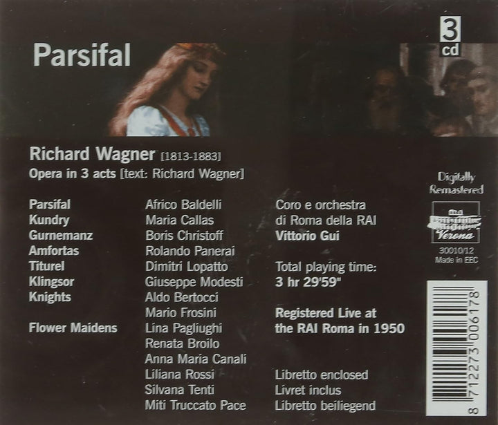 Wagner: Parsifal, Audio-CD