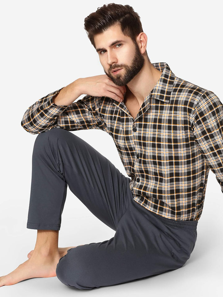 Timone Herren Schlafanzug TITR1008/1009/788 XXL Kariert-1c, XXL Kariert-1c