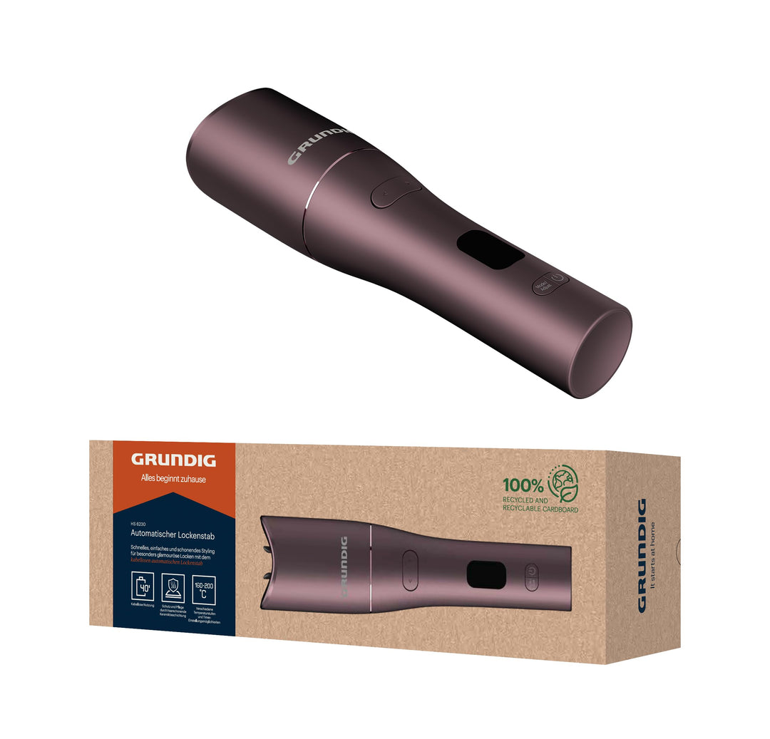 Grundig EasyCurl, automatischer Lockenstab, HS 6230, grosse und kleine Locken, lange und kurze Haare